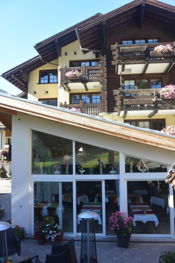 Hotel Bärgsunnu Saas-Grund Exterior foto