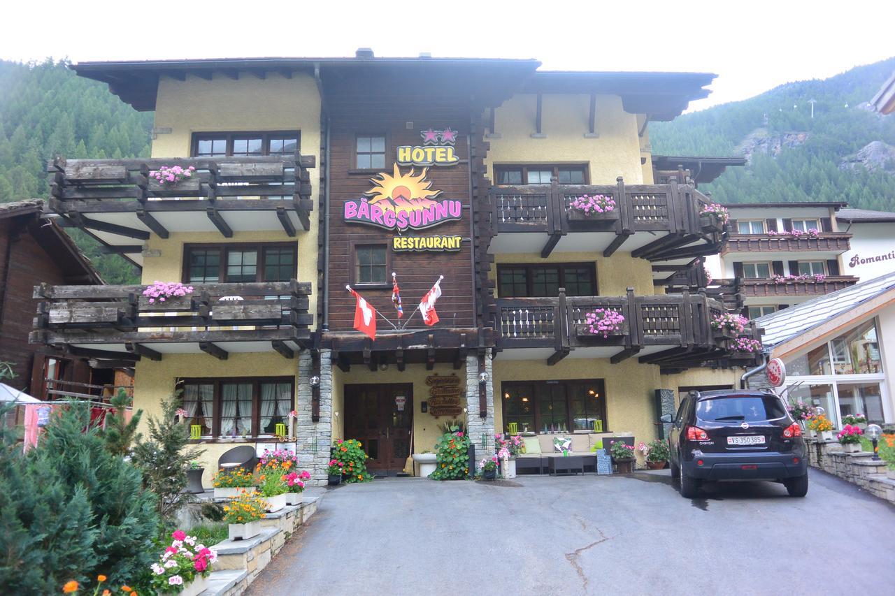 Hotel Bärgsunnu Saas-Grund Exterior foto
