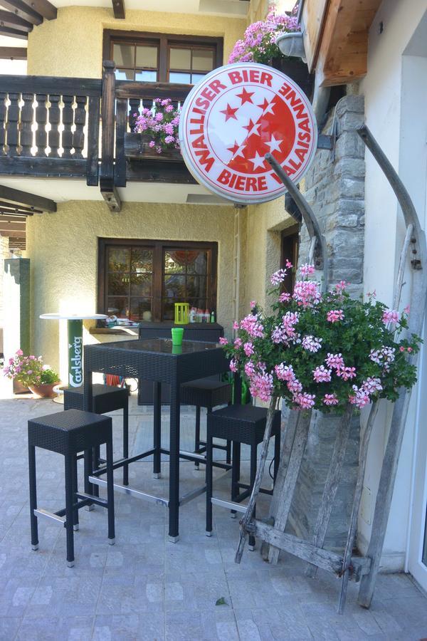 Hotel Bärgsunnu Saas-Grund Exterior foto